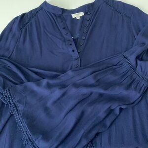Umgee Navy Blue Oversized Tunic
